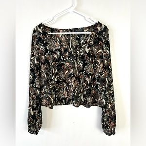 ASTR The‎ Label Women’s Paisley Blouse Size Small